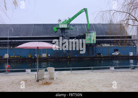 Das Redpath Zuckerraffinerie in Toronto East Bayfront Bereich. Stockfoto