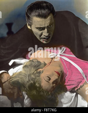 Horror Of Dracula, aka: Dracula, Großbritannien 1958, Regie: Terence Fisher, Monia: Christopher Lee, Melissa Stribling Stockfoto