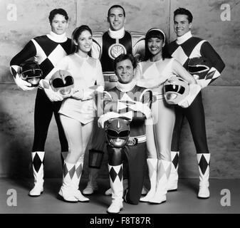 Mighty Morphin Power Rangers, Actionserie, USA 1993-1996, Monia: Jason Frank, Steve Cardenas, Karan Ashley, David Yost, Amy Jo Johnson, Johnny Yong Bosch. Stockfoto