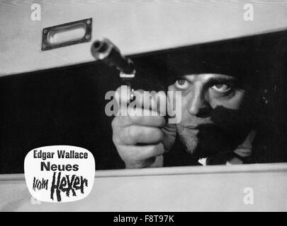 Edgar Wallace: Neues Vom Hexer, Deutschland 1965, Regie: Alfred Vohrer, Monia: Klaus Kinski Stockfoto