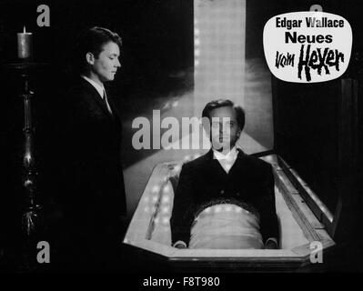 Edgar Wallace: Neues Vom Hexer, Deutschland 1965, Regie: Alfred Vohrer, Monia: Klaus Kinski (Rechts) Stockfoto