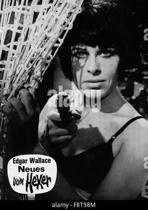 Edgar Wallace: Neues Vom Hexer, Deutschland 1965, Regie: Alfred Vohrer, Monia: Barbara Rütting Stockfoto