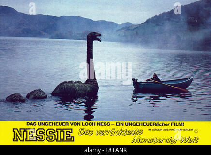 Nessie, Das Verrückteste Monster der Welt, auch bekannt als: Der Lustigste Dino der Welt, Deutschland 1985, Regie: Rudolf Zehetgruber, Szenenfoto Stockfoto