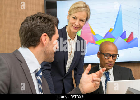 Business-Leute treffen Stockfoto