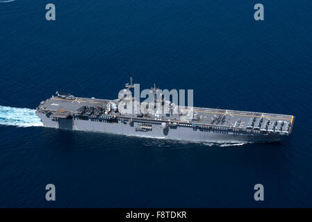 Amphibischer Angriff Schiff USS Boxer Stockfoto