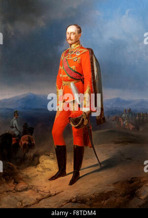 Zar Nikolaus i. in österreichischer Uniform, Nikolaus i., Nikolai ich Pawlowitsch, Kaiser von Rußland von 1825 bis 1855. Stockfoto