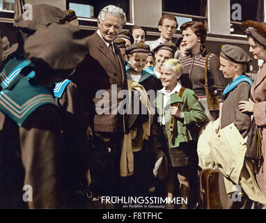 Frühlingsstimmen, Österreich 1952, Regie: Hans Thimig, Monia: Paul Hörbiger Stockfoto