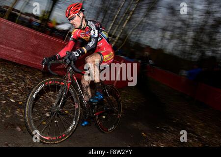 Essen, Deutschland. 5. Dezember 2015. Bpost Bank Cyclocross Trophy. Pauwels Kevin (BEL) der Sunweb - Napoleongames © Aktion Plus Sport/Alamy Live-Nachrichten Stockfoto