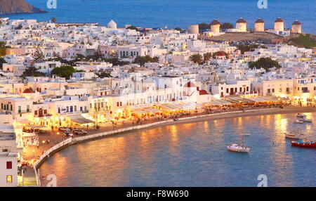 Mykonos - Kykladen, Griechenland Stockfoto