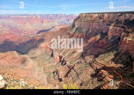 Landschaft des Grand Canyon.Grand Canyon Nationalpark in Arizona; USA; Amerika Stockfoto