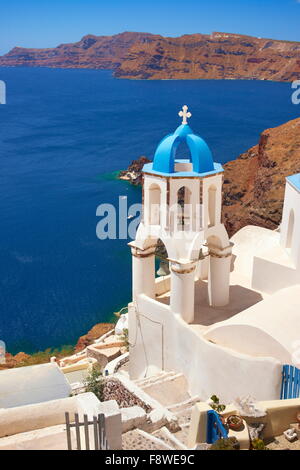 Santorin - Oia, Kykladen, Griechenland Stockfoto