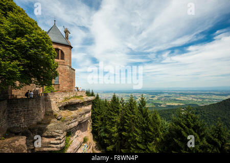 Kloster Mont Sainte-Odile, Ottrott, Bas-Rhin, Elsass, Frankreich Stockfoto