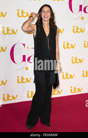 Julia Bradbury besucht die ITV Gala statt im London Palladium Stockfoto