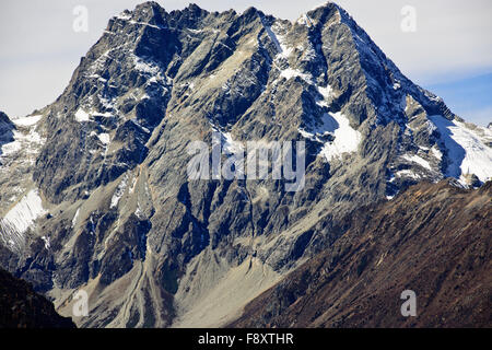 Bergketten, bewaldeten Hügeln, Tälern, Flüssen, tibetischen autonomen Präfektur, China, Yunnan, VR China, Volksrepublik China Stockfoto