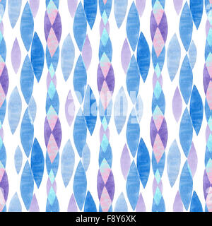 Aquarell Seamless Pattern. Stockfoto