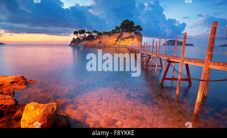 Griechenland - Insel Zakynthos, Ionische Meer, Agios Sostis Insel, Laganas Stockfoto