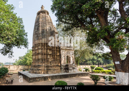 Die UNESCO erkannte Tempel in Khajuraho, Madhya Pradesh, Indien Stockfoto