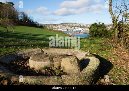 Teignmouth gesehen von Sheldon Stockfoto