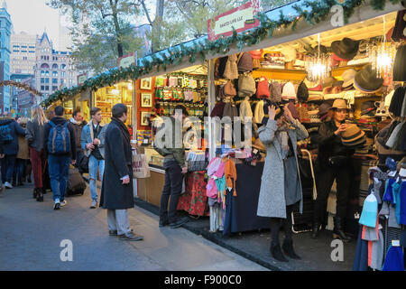 Union Square Urlaubsmarkt, NYC, USA Stockfoto