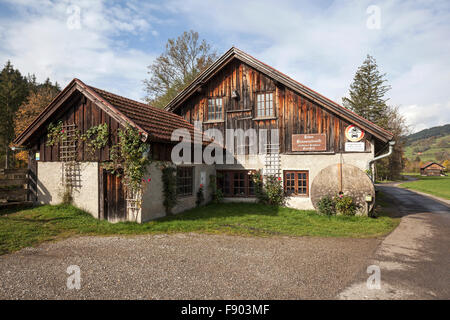 Historische Hammerschmiede Bad Oberdorf in Bad Hindelang, Allgäu, Bayern, Deutschland Stockfoto