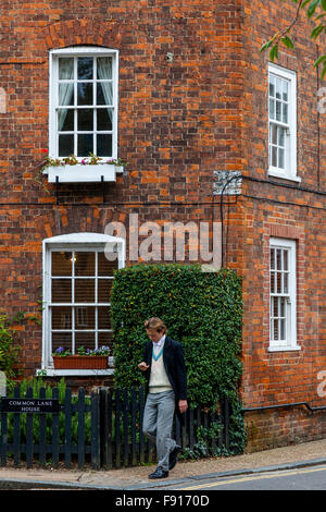 Eton Schuljunge, Eton, Berkshire, UK Stockfoto