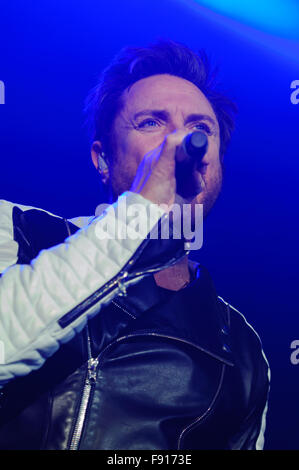 Liverpool, Großbritannien. 12. Dezember 2015. Duran Duran die endgültige Datum Ihrer Tour an der Liverpool Echo Arena durchführen. © Paul Warburton/Alamy leben Nachrichten Stockfoto