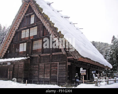 Hida Minzoku Mura Folk Village in Gifu, Japan Stockfoto