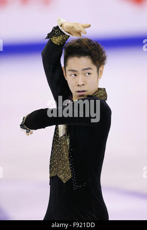 Barcelona International Convention Centre, Barcelona, Spanien. 12. Dezember 2015. Daisuke Murakami (JPN), 12. Dezember 2015 - Eiskunstlauf: ISU Grand Prix of Figure Skating Finale 2015/2016 Herren Kür im Barcelona International Convention Centre, Barcelona, Spanien. Bildnachweis: YUTAKA/AFLO SPORT/Alamy Live-Nachrichten Stockfoto