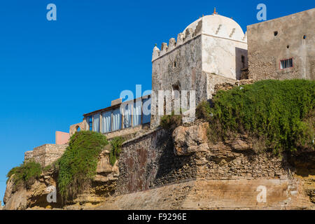 Ein Dorf an der Atlantikküste Moulay Bouzarqtoune, Marokko. Stockfoto