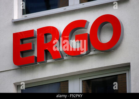 Markenname: "Ergo", Berlin. Stockfoto