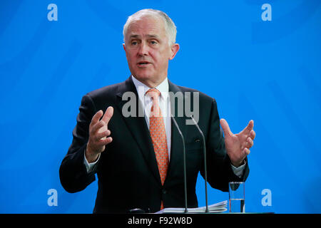 Malcolm Turnbull - Treffen der dt. Bundeskanzlerin Mit Dem Australischen Ministerpraesidenten, Bundeskanzleramt, 13. 20 November Stockfoto