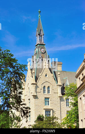 Universität Halle auf dem Campus der Northwestern University im Chicagoer Vorort Evanston, Illinois, USA. Stockfoto