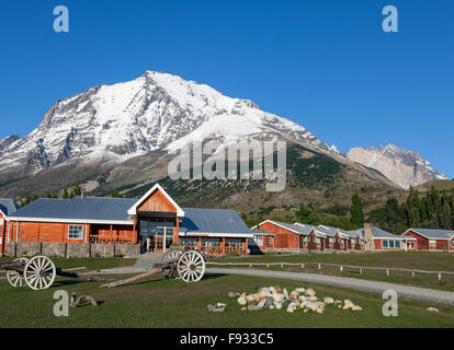 Hotel Las Torres Torres del Schmerzen, Argentinien Stockfoto