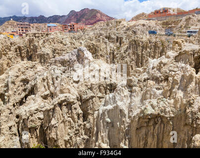 Tal des Mondes, La Paz, Bolivien Stockfoto