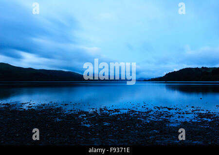 Lake Bala, Llyn Tegid, in der Dämmerung, Wales Stockfoto