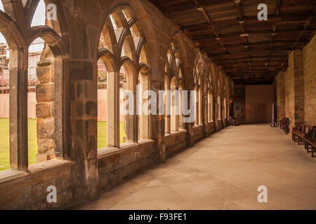 Blick auf das Kloster an der Kathedrale von Durham, Nordostengland, UK Stockfoto