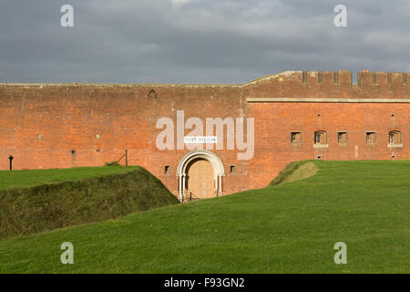 Fort Nelson Heimat der Royal Armouries, ihre Sammlung der Artillerie. Gebaut, um Portsmouth von Land-Angriff zu schützen. Stockfoto