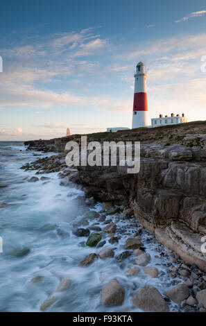 Portland Bill Leuchtturm auf der Isle of Portland, Dorset. Stockfoto