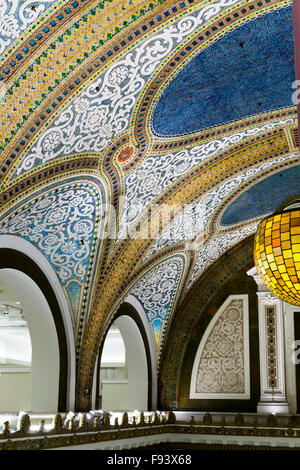 Macy S Tiffany Favrile Decke Mosaik Glaskuppel Auf Der State