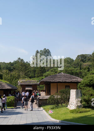 Geburtsort von Kim il Sung in Mangyŏngdae, Nord Korea, Asien Stockfoto