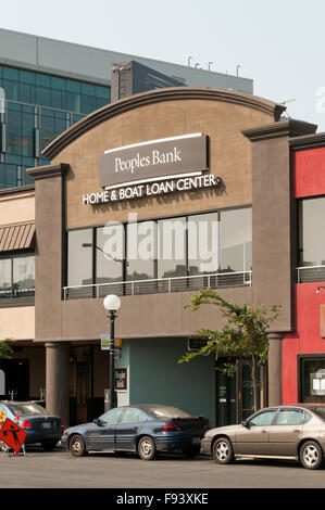 Völker Bank Home & Boot Kredit Center in South Lake Union, Seattle. Stockfoto