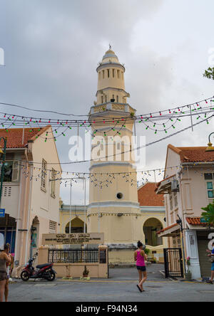 Acheen Straße Malay Moschee, Insel Penang, George Town, Malaysia Stockfoto