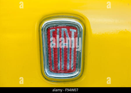 Ältere Auto Logo Fiat Stockfoto