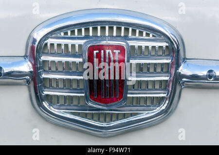 Ältere Auto Logo Fiat Stockfoto