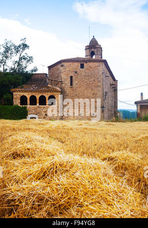 Castell de Pubol. Pubol ist, dass die Stadt liegt in der Comarca Baix Empordà, in der Provinz Girona, Katalonien, Spanien Stockfoto