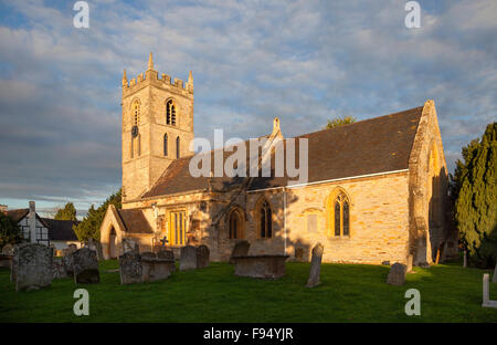 Welford auf Kirche Avon, Warwickshire, England. Stockfoto