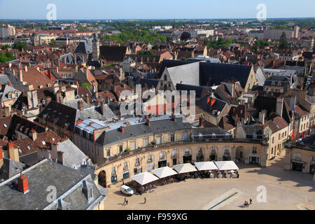 Frankreich Burgund Dijon Place De La Libération Luftbild Stockfoto