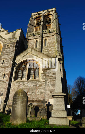 Kirche St. Davids, Queens, Terrasse, Exeter, Devon, England, UK (Pfarrei St. Davids mit St. Michael und alle Engel) Stockfoto