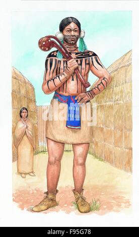 Die nördlichen Iroquoians. Stockfoto