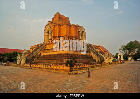 Wat Chedi Luang Varaviharn (Tempel) (14., 15. Jahrhundert), Chiang Mai, Thailand Stockfoto